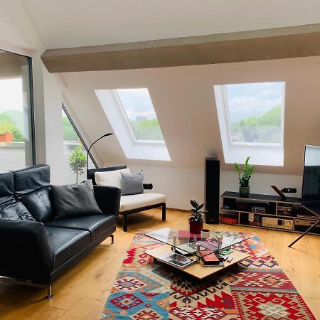 Apartamento Exklusives Penthouse Im Ehemaligen Bunker Hanóver Exterior foto
