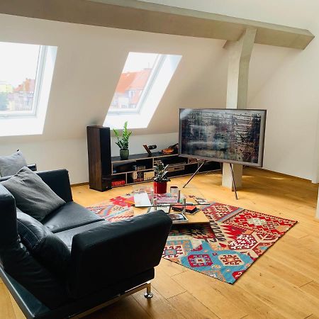 Apartamento Exklusives Penthouse Im Ehemaligen Bunker Hanóver Exterior foto