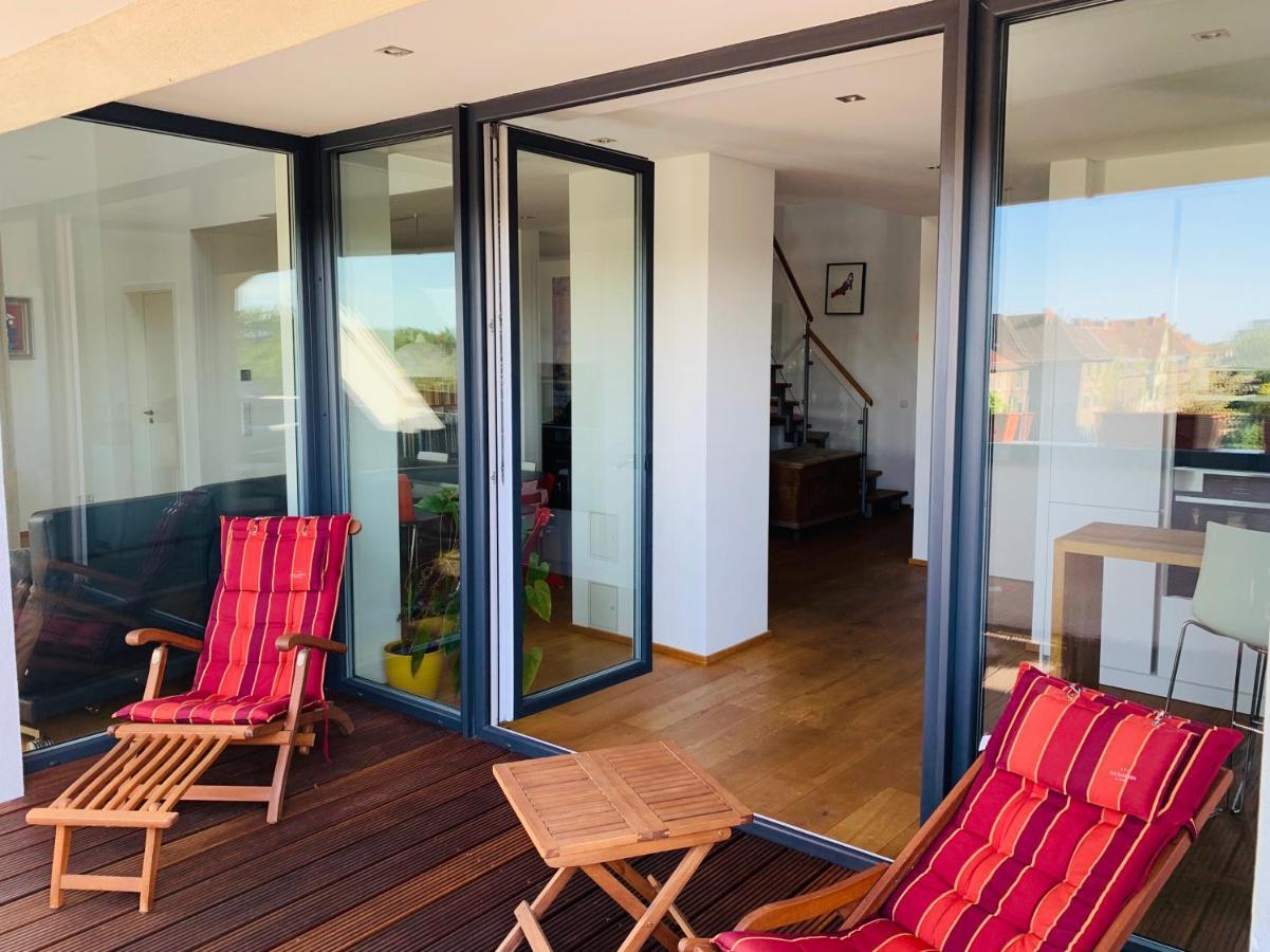 Apartamento Exklusives Penthouse Im Ehemaligen Bunker Hanóver Exterior foto