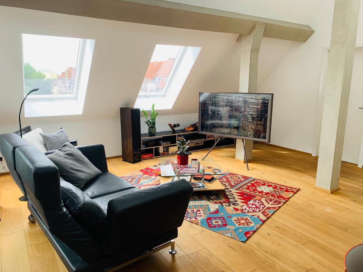Apartamento Exklusives Penthouse Im Ehemaligen Bunker Hanóver Exterior foto